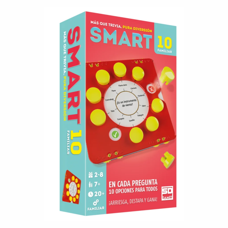 Juego de Mesa Familiar de Preguntas | Smart 10 Familiar
