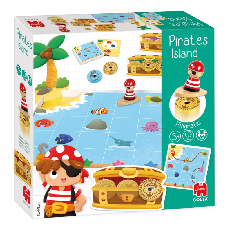 Pirates Island Goula juego de mesa pirata infantil +3 años