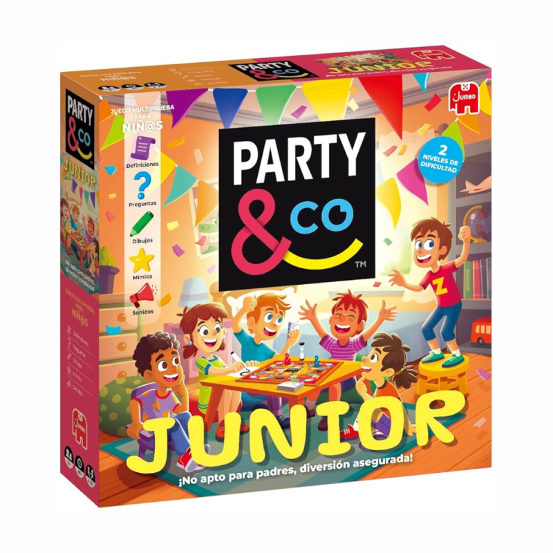 Party & Co Junior Diset juego de mesa multiprueba familiar +8 años
