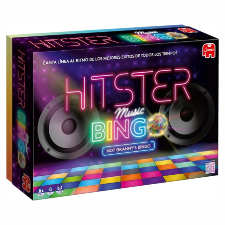 Hitster Bingo juego de mesa musical +16 años para fiestas