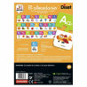 Parte trasera Yo Aprendo El Abecedario Diset contenido puzzles de letras del abecedario