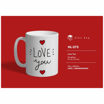 Taza Love You | Taza Romántica Regalo 350 ml