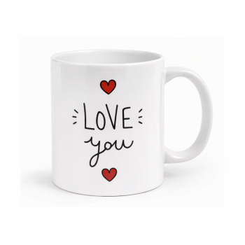 Taza Love You | Taza Romántica Regalo 350 ml