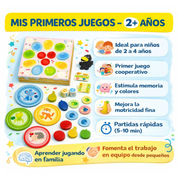 Componentes La Tarta de Teo juego memoria y movimiento