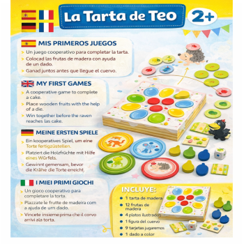 La Tarta de Teo – Juego Cooperativo Infantil HABA +2 Años