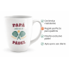 Taza Papá Adicto al Pádel | Regalo original para padres