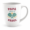 Taza Papá adicto al pádel de cerámica 330 ml