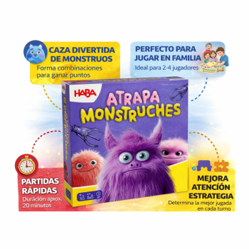 HABA Atrapa Monstruches juego de mesa infantil