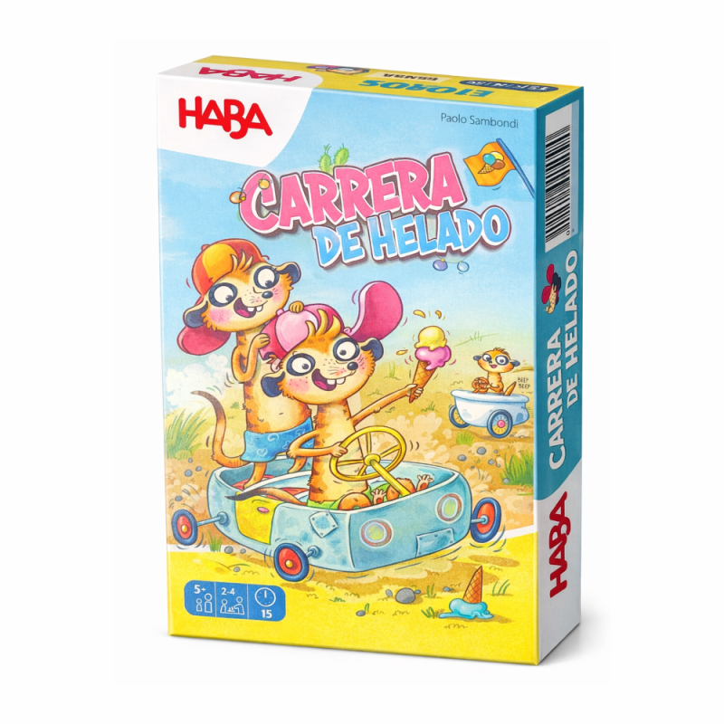 HABA Carrera de Helado juego de mesa familiar para niños 5 años