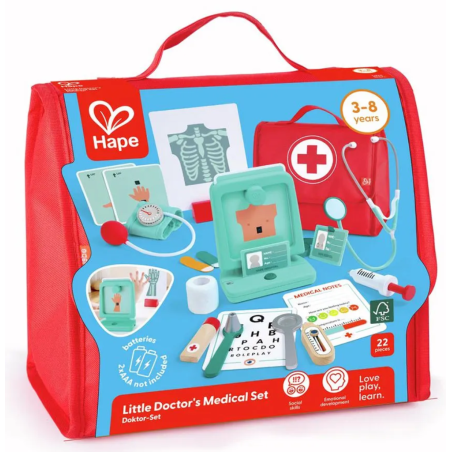 maletin medico infantil hape juego doctor niños